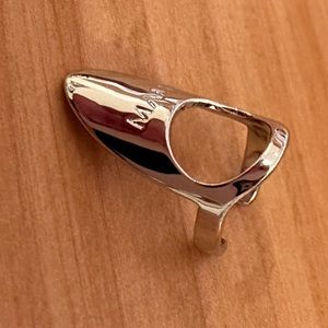 Mam silver nail ring